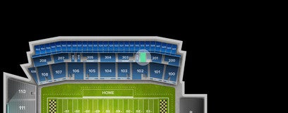 Seat view from Upper Sideline