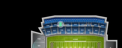 Seat view from Upper Sideline