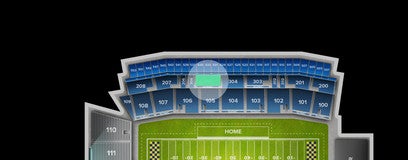Seat view from Upper Sideline