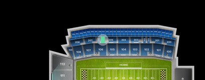 Seat view from Upper Sideline
