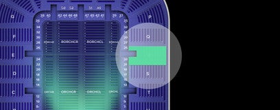 Seat view from Tier