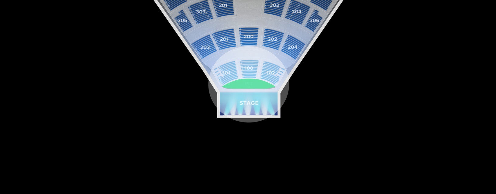 Seat view from Pit