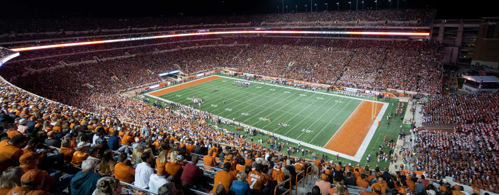 Seat view from Upper Sideline
