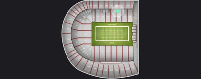 Seat view from Texas Club