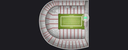 Seat view from Lower Endzone