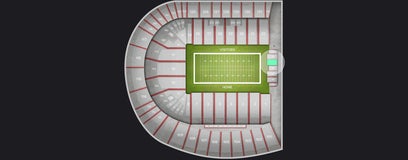 Seat view from Lower Endzone