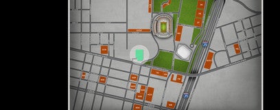 Seat view from Brazo's Garage