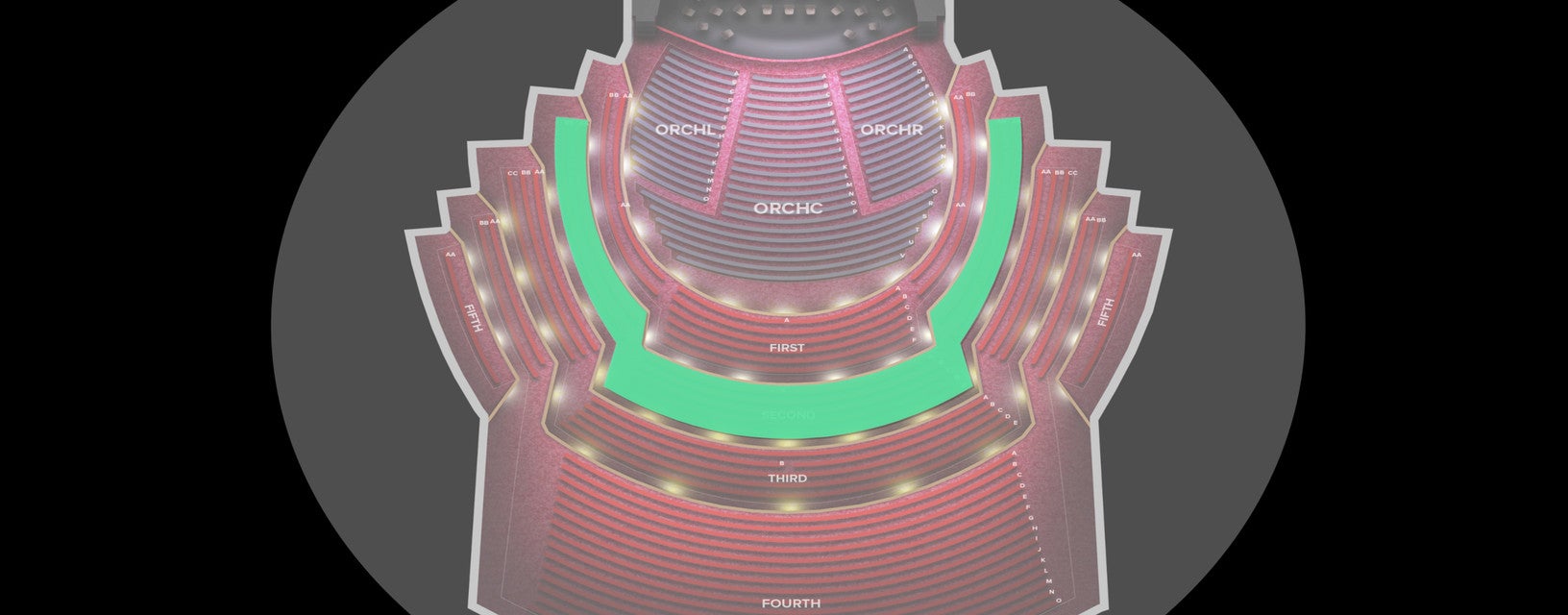 Seat view from Second Ring