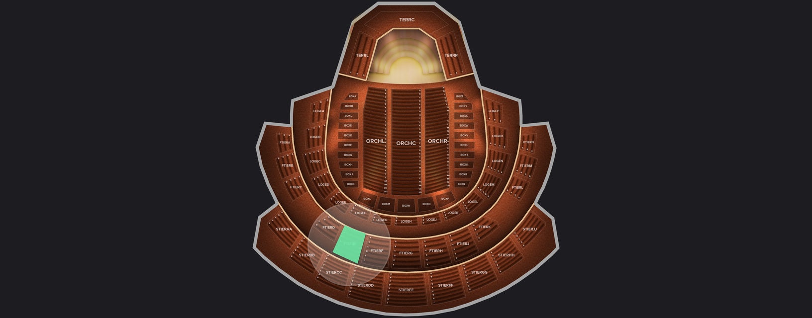 Seat view from First Tier