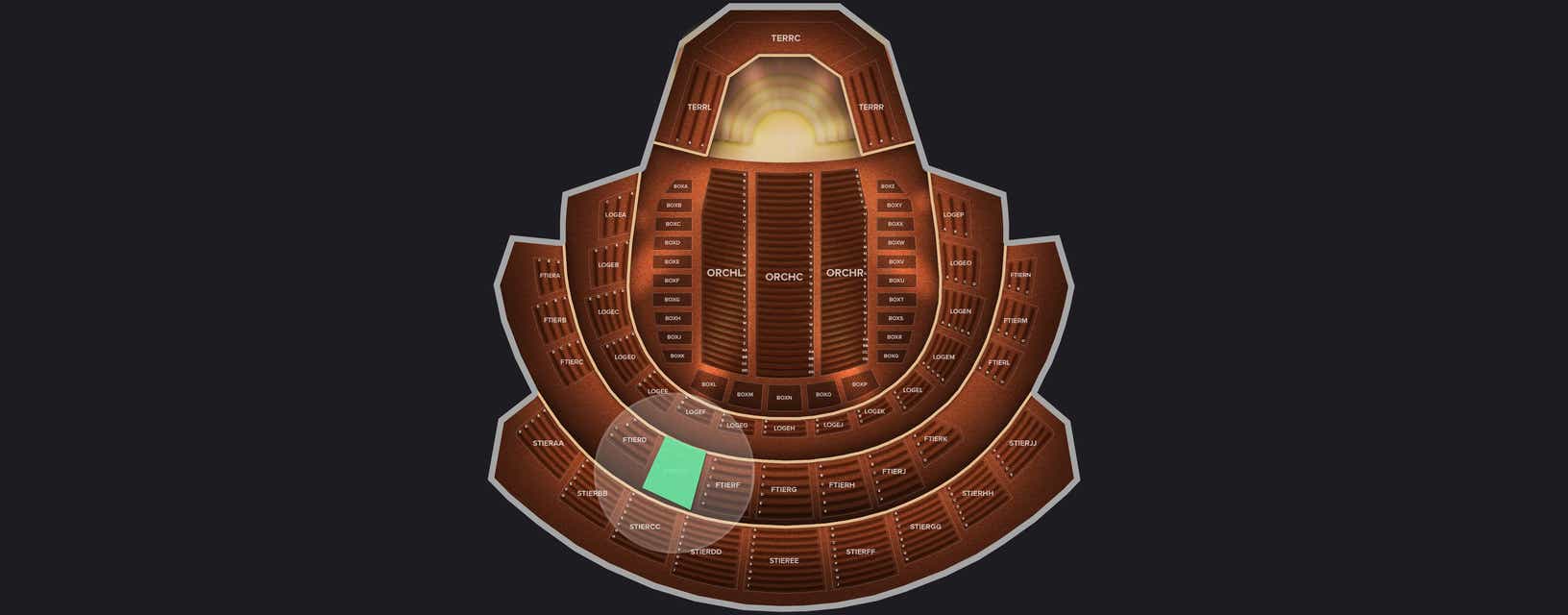 Seat view from First Tier