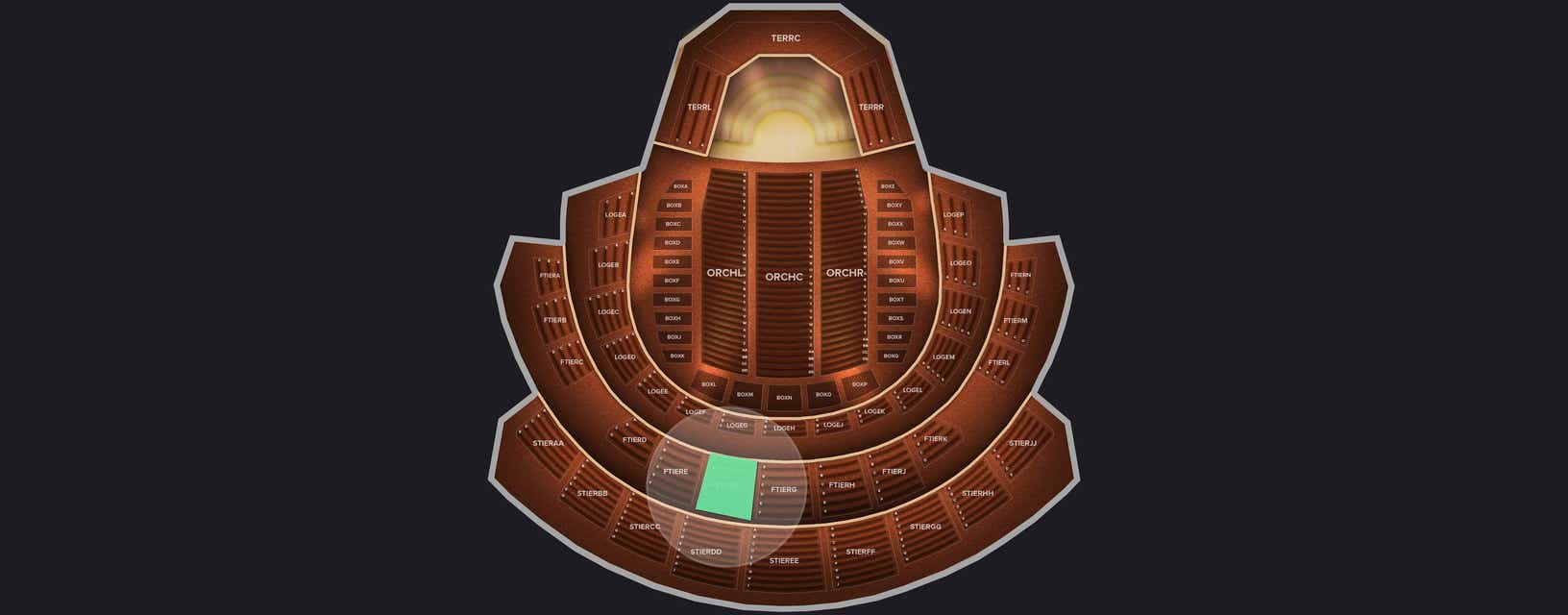 Seat view from First Tier