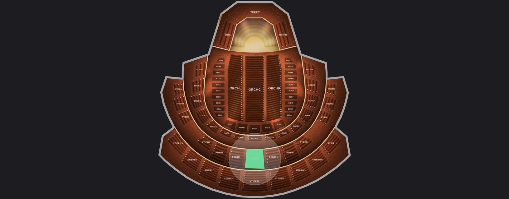 Seat view from First Tier