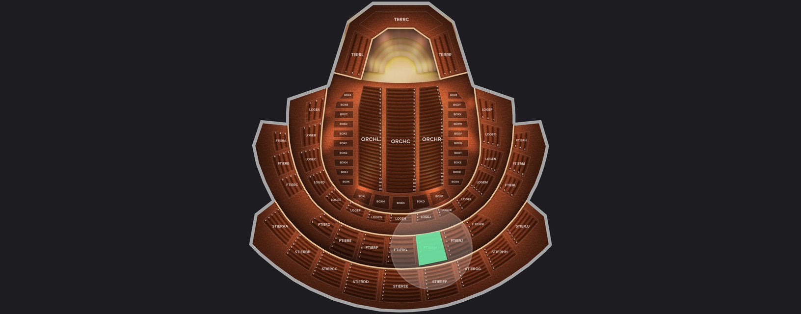 Seat view from First Tier