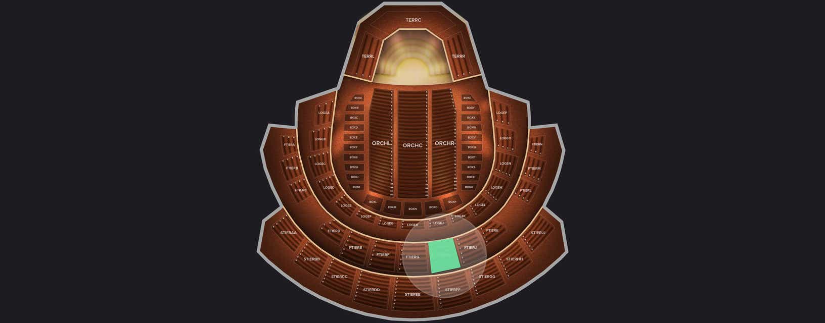 Seat view from First Tier