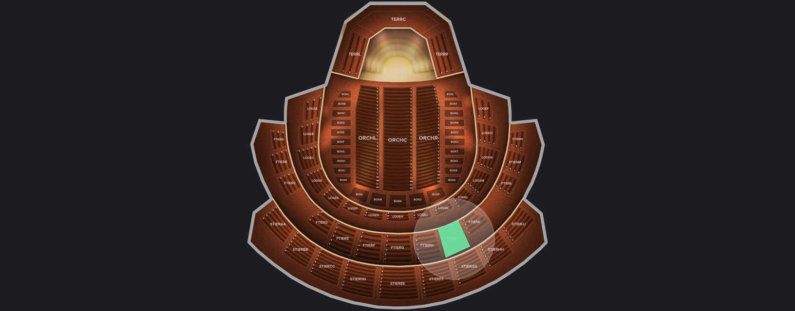 Seat view from First Tier