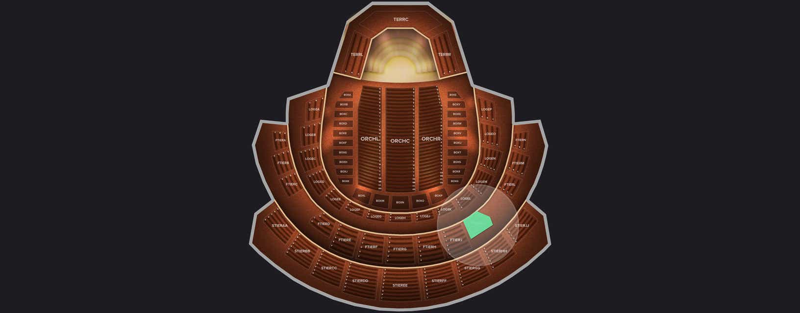 Seat view from First Tier
