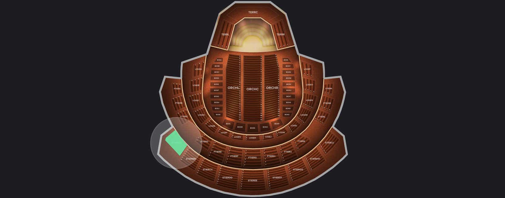 Seat view from Second Tier