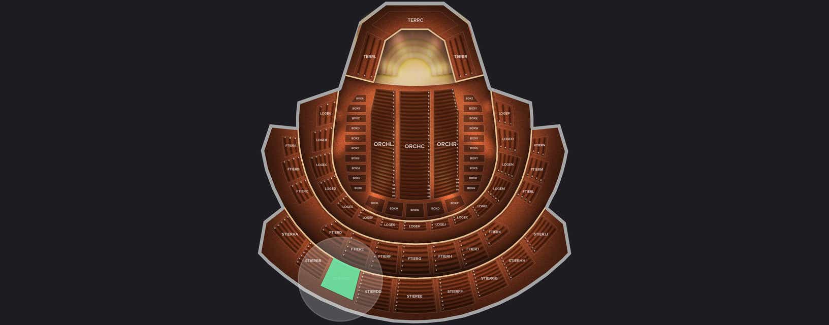 Seat view from Second Tier