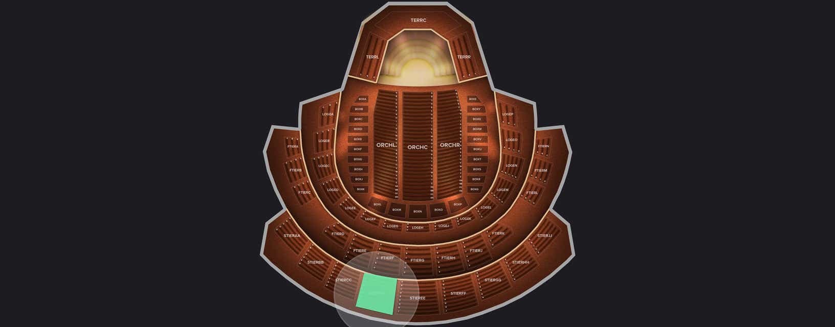 Seat view from Second Tier