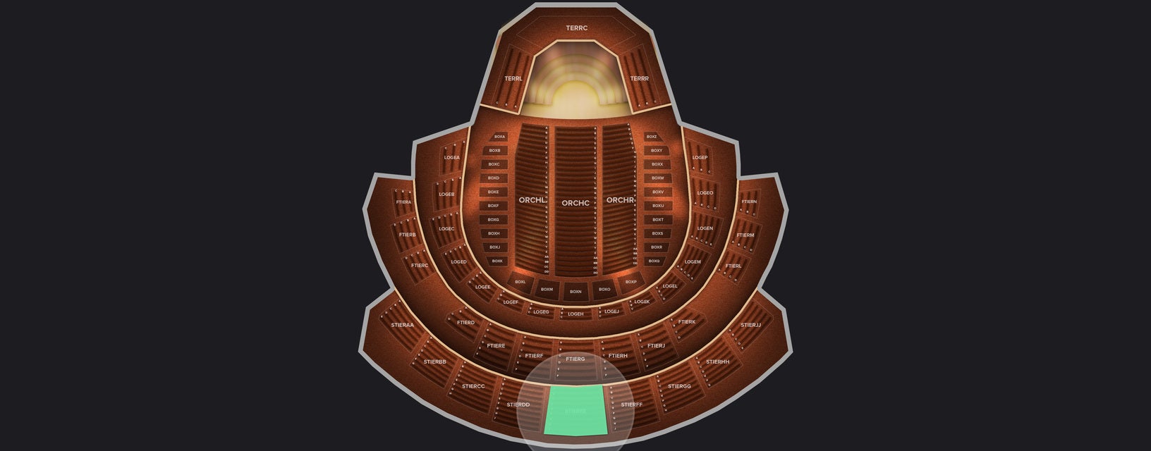 Seat view from 