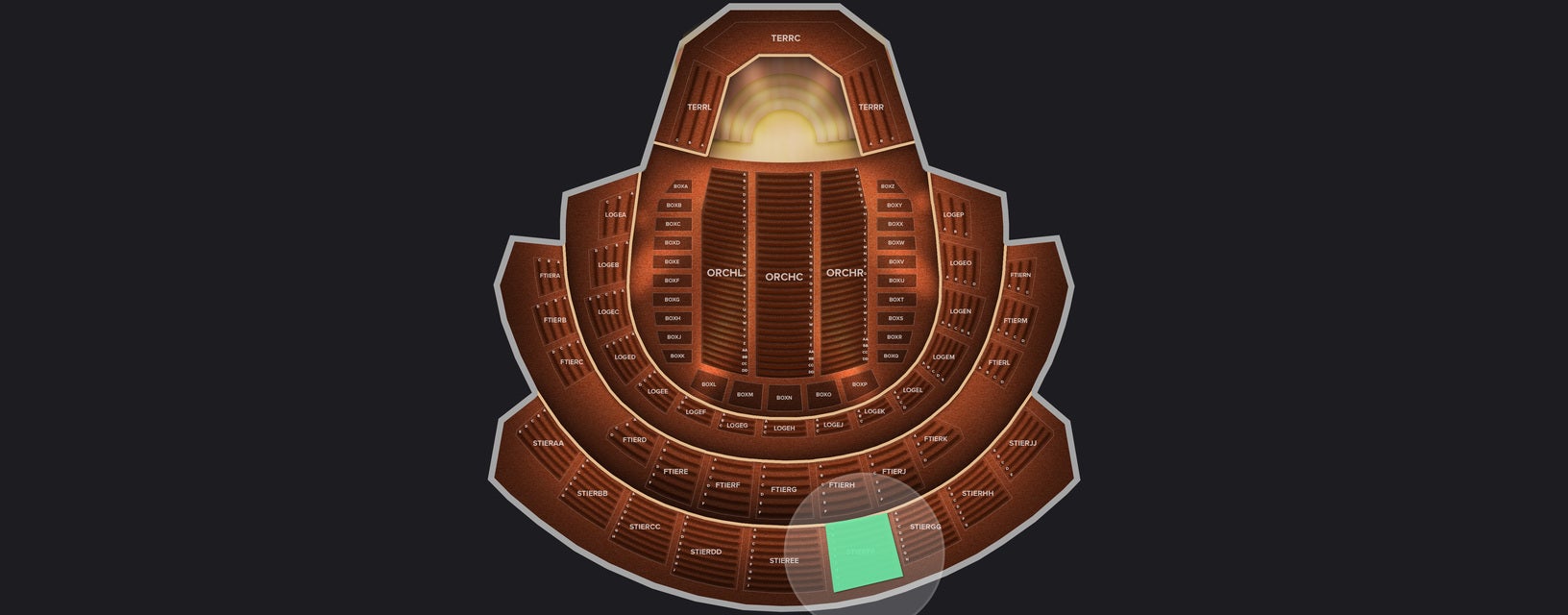 Seat view from Second Tier