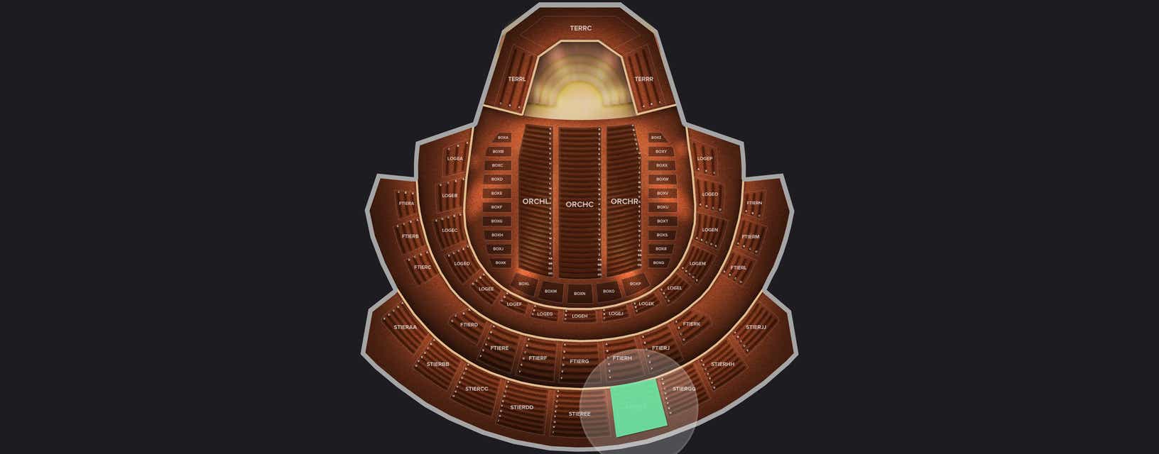 Seat view from Second Tier
