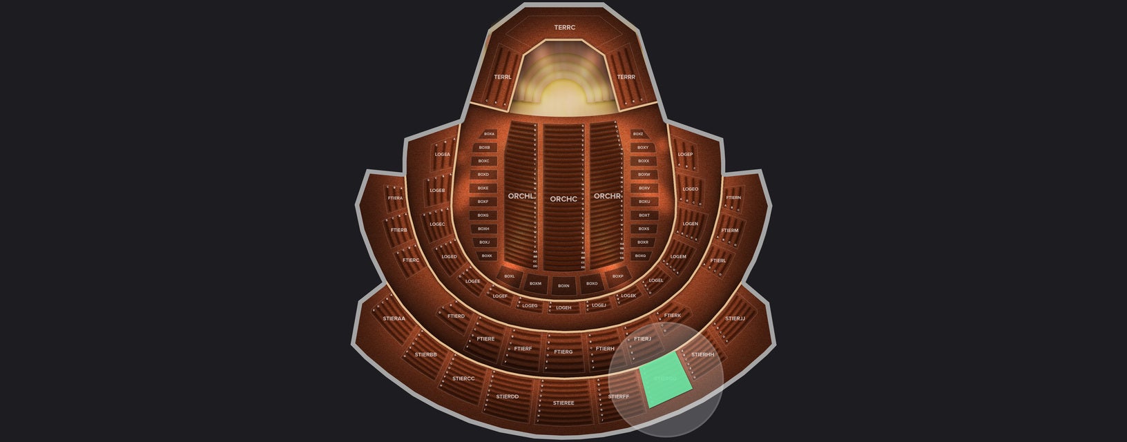 Seat view from Second Tier