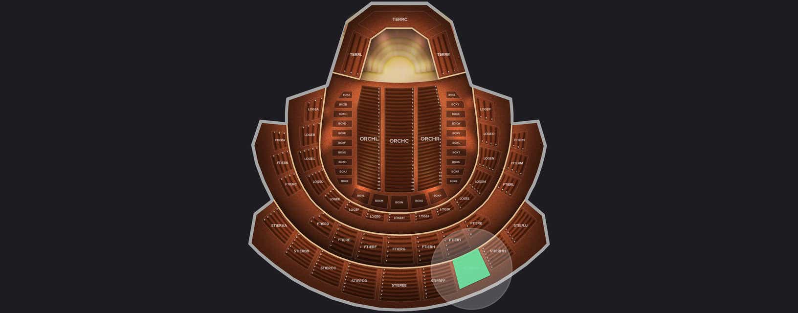Seat view from Second Tier