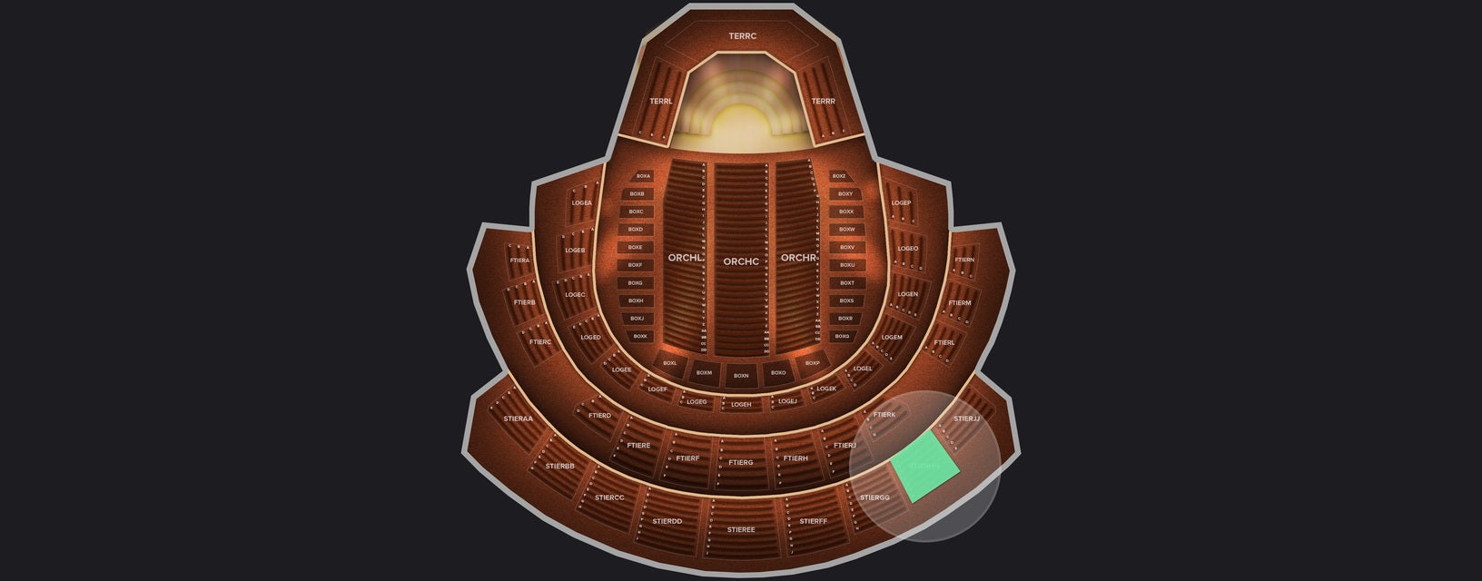 Seat view from Second Tier
