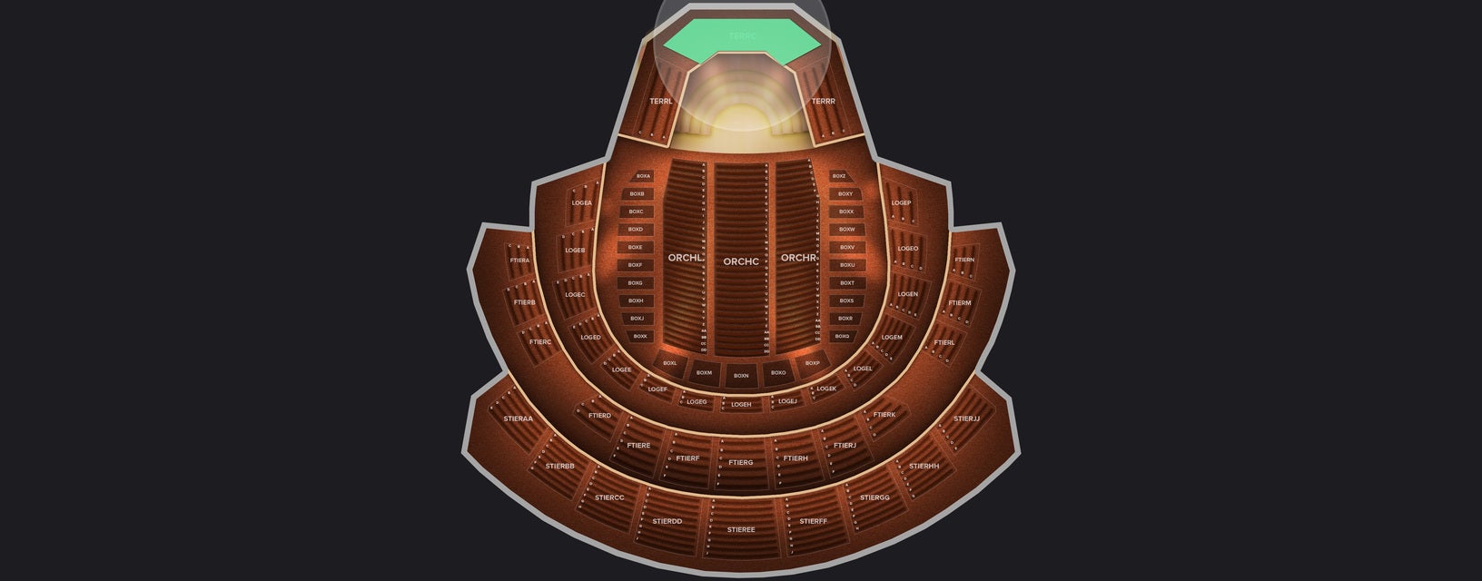 Seat view from 