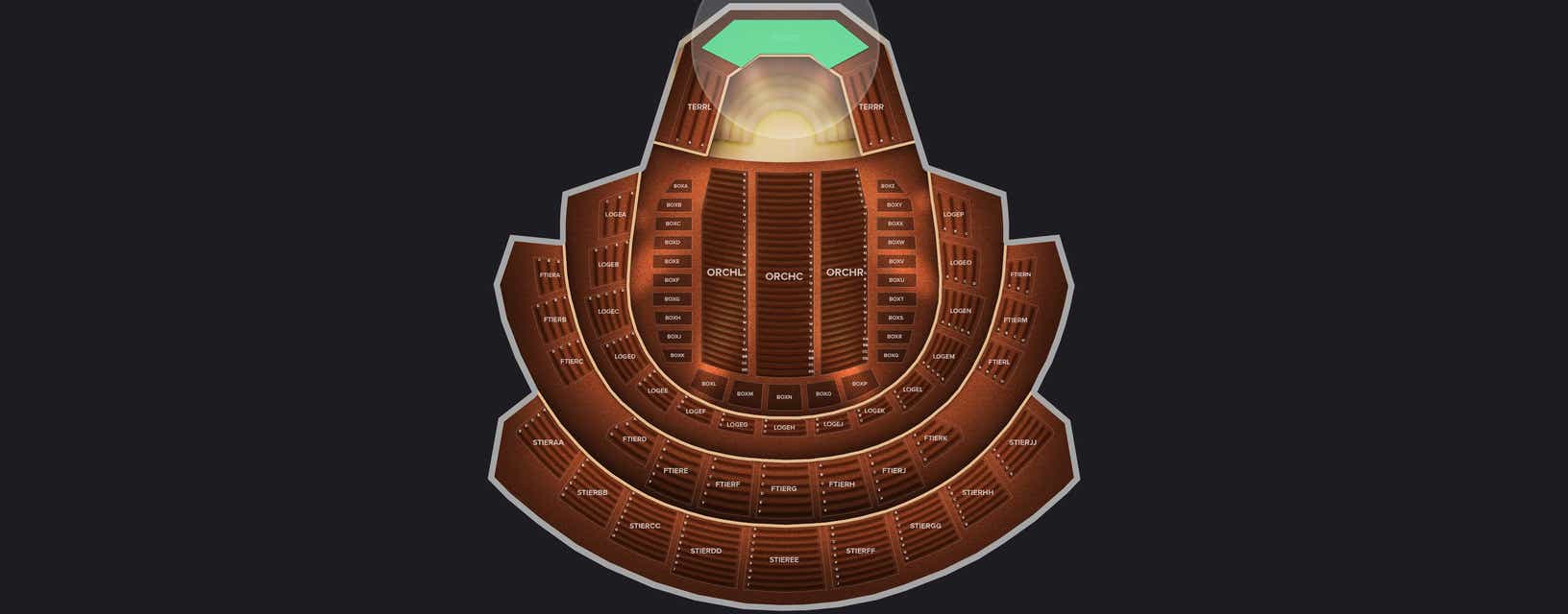 Seat view from