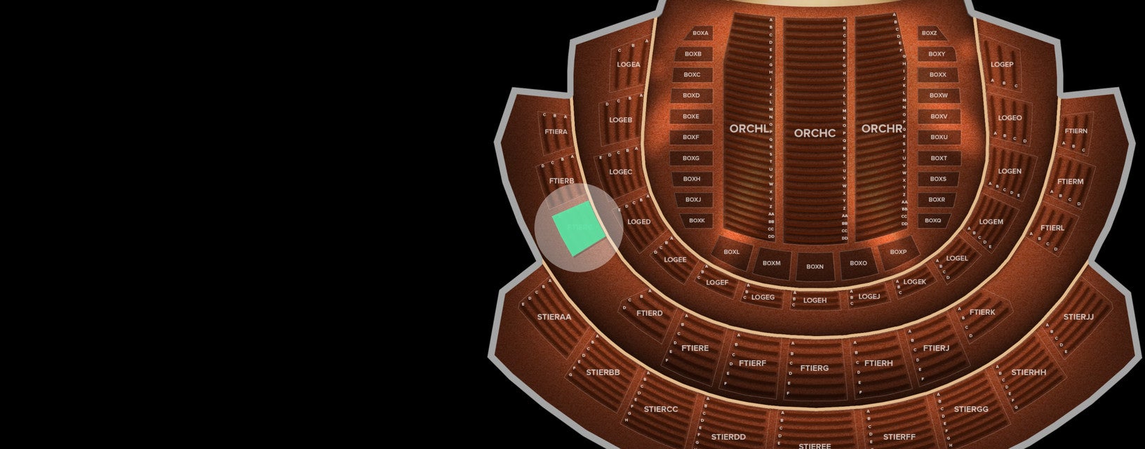 Seat view from First Tier