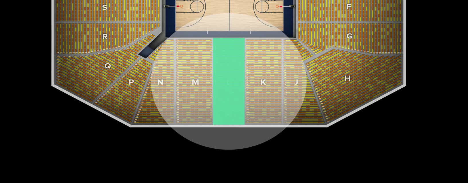 Seat view from Reserved