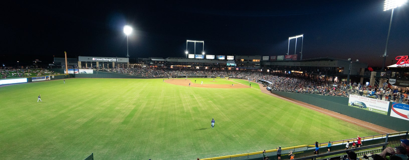 Seat view from Outfield