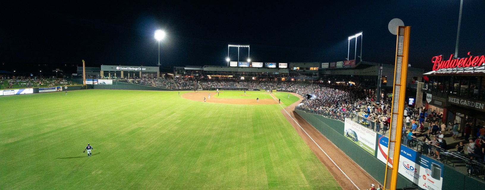 Seat view from Outfield