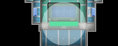 Seat view from East Box