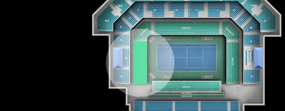 Seat view from South Box