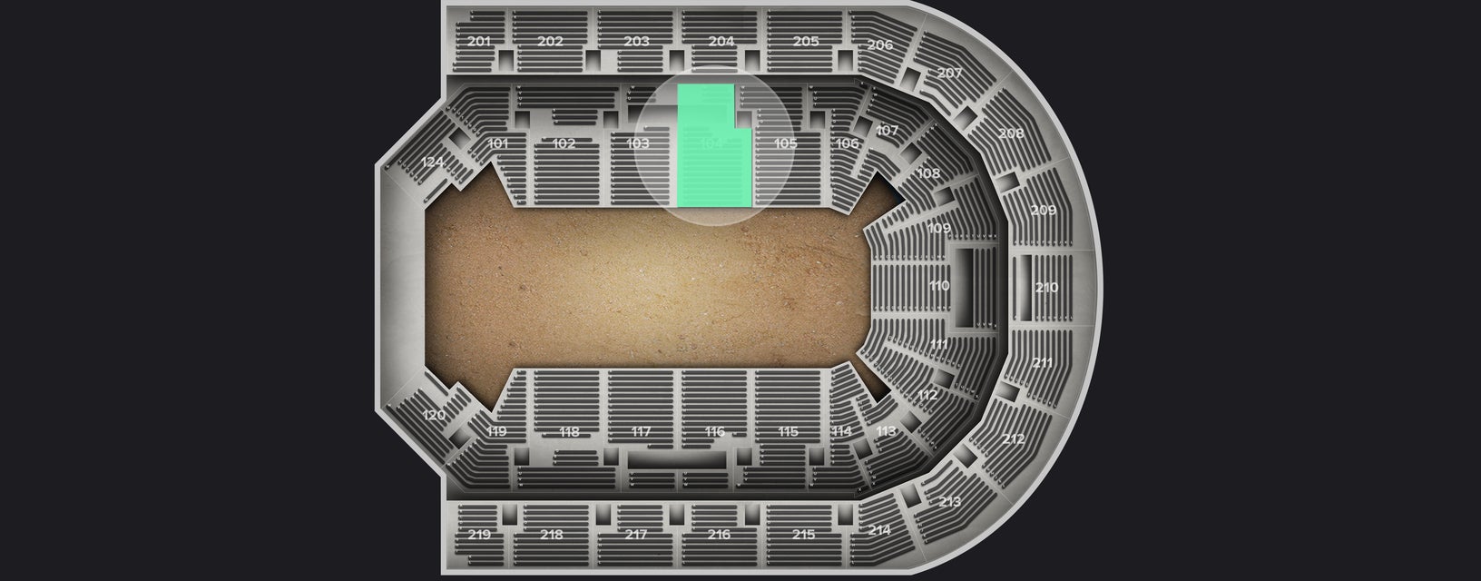 Seat view from Lower