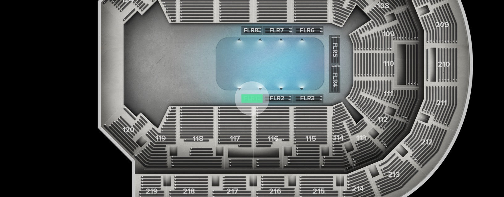 Seat view from Floor