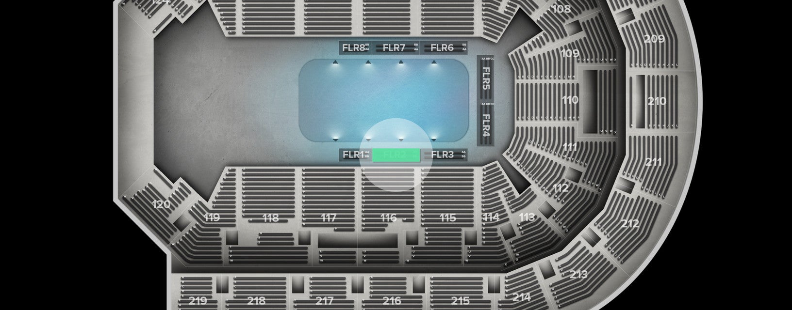 Seat view from Floor