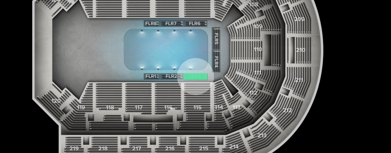 Seat view from Floor