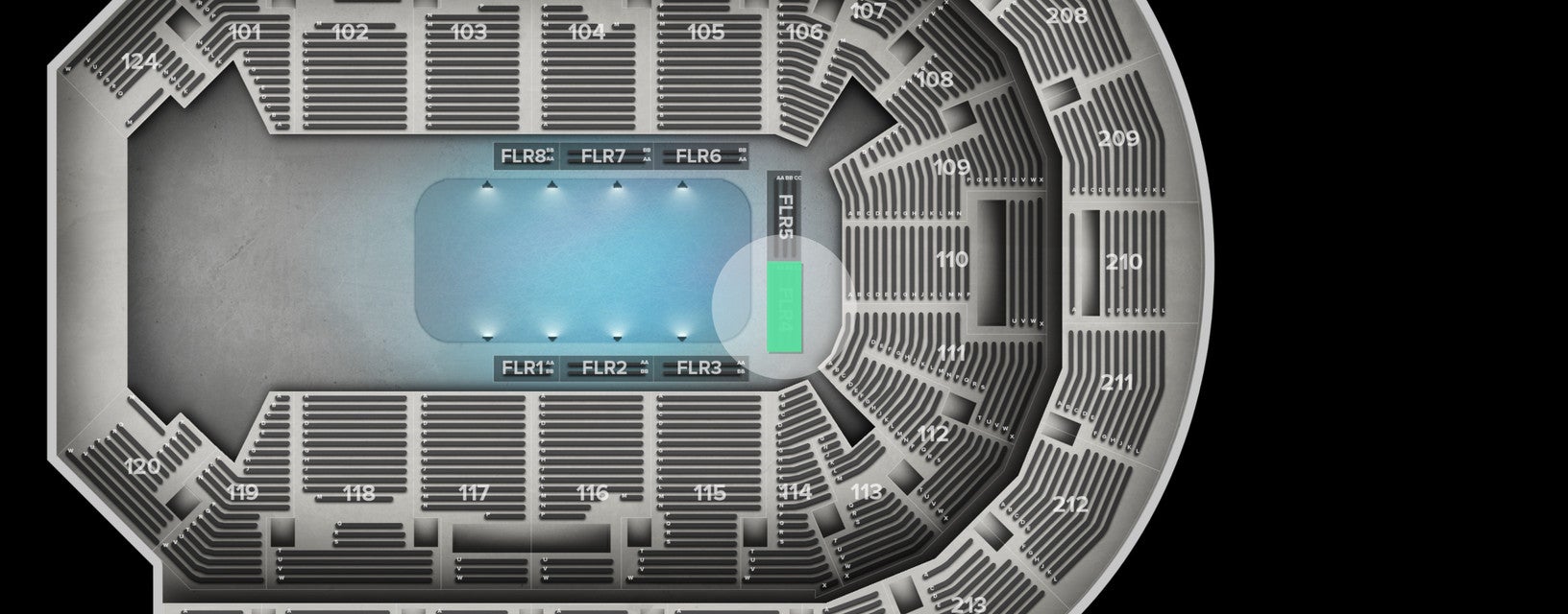 Seat view from Floor