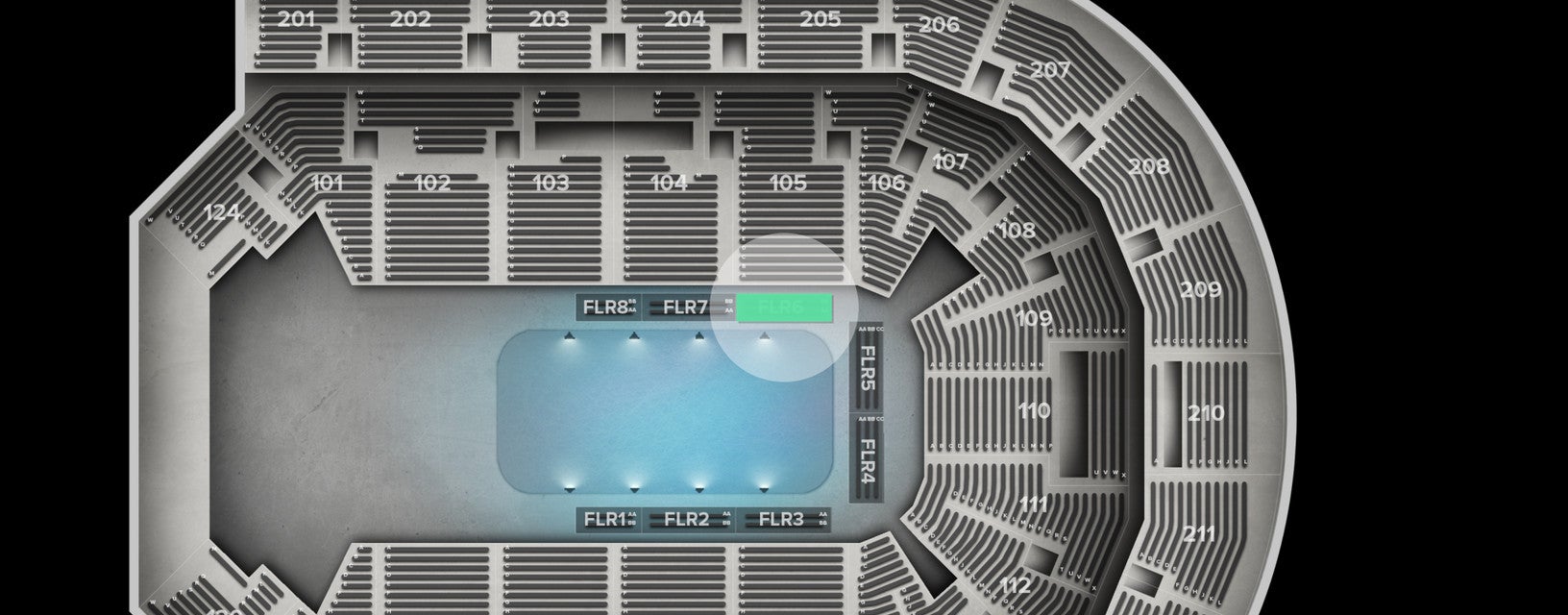 Seat view from Floor
