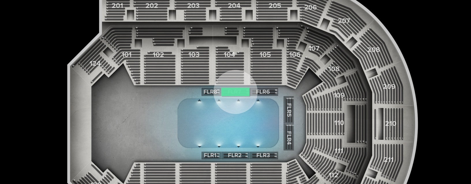 Seat view from Floor
