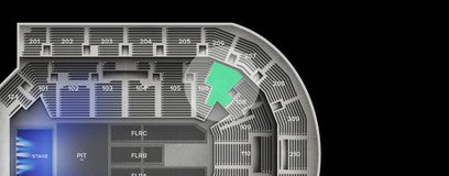 Seat view from Lower