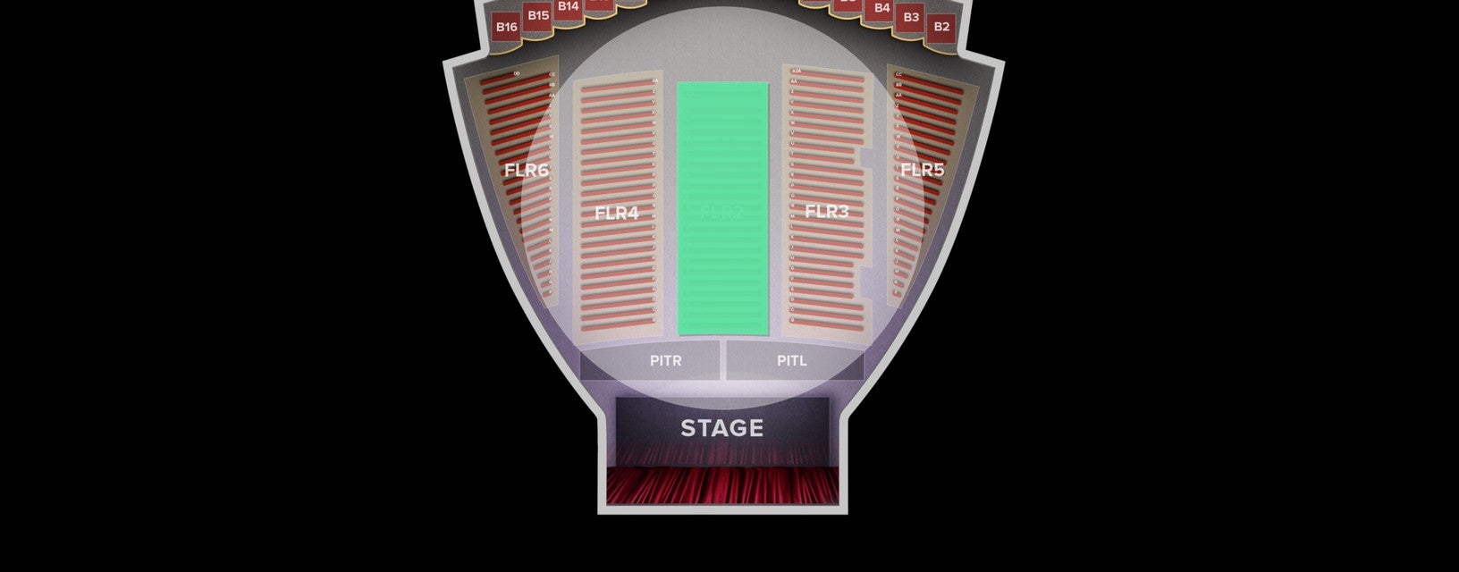 Seat view from 