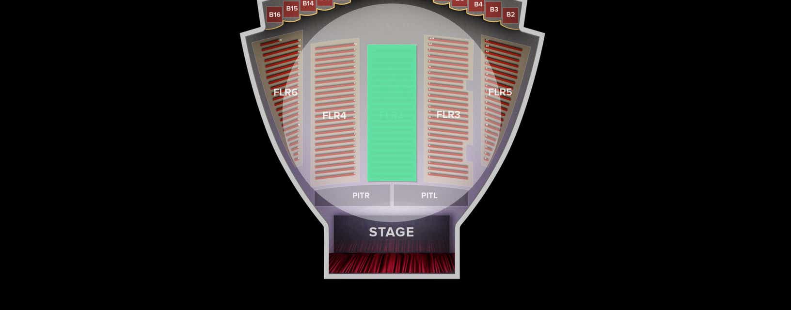 Seat view from