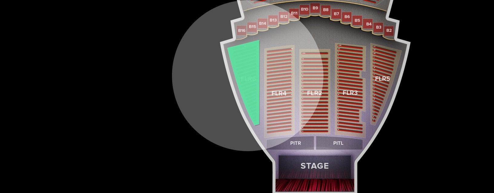 Seat view from 