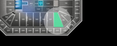 Seat view from Lower