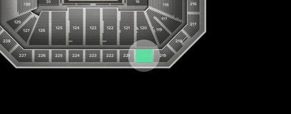 Seat view from Upper